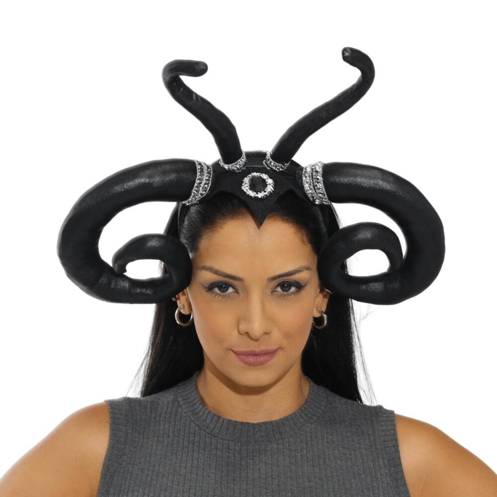 Tiara Demoníaca: Chifres para Fantasia de Halloween