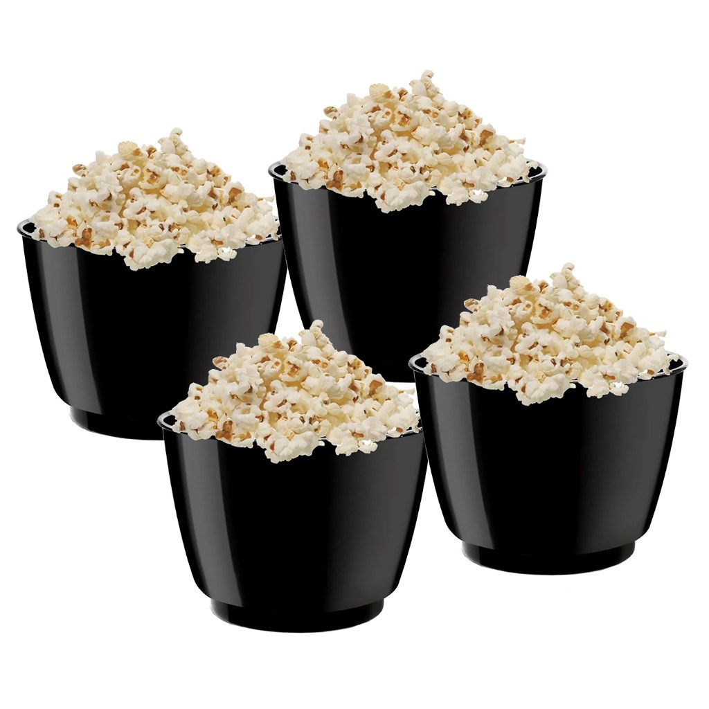 Tigela Balde de Pipoca 1,5L Resistente – Kit até 5 Peças para Cozinha Profissional