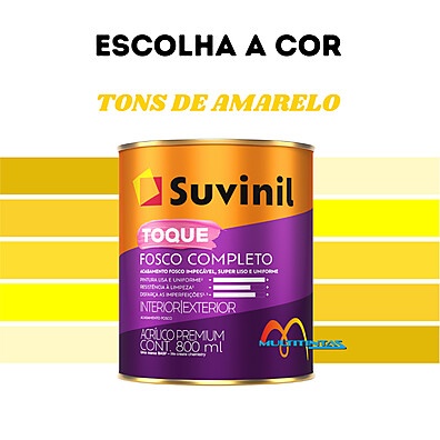 Tinta Acrílica Fosco 800ml Suvinil – Acabamento Perfeito