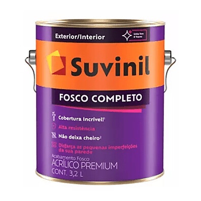 Tinta Acrílica Fosco Suvinil: Cor Broto de Feijão 3,2L