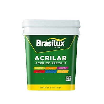 Tinta Acrílica Premium Brasilux: Fosco, Lavável e Antimofo