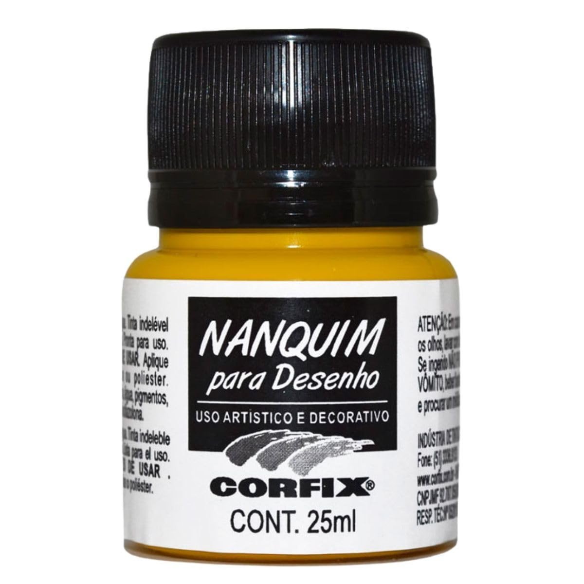 TINTA NANKIN 25ML CORFIX AVULSO AMARELO 308
