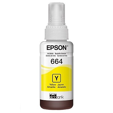 Tinta Epson EcoTank 664 Amarelo: Original e de Alta Qualidade