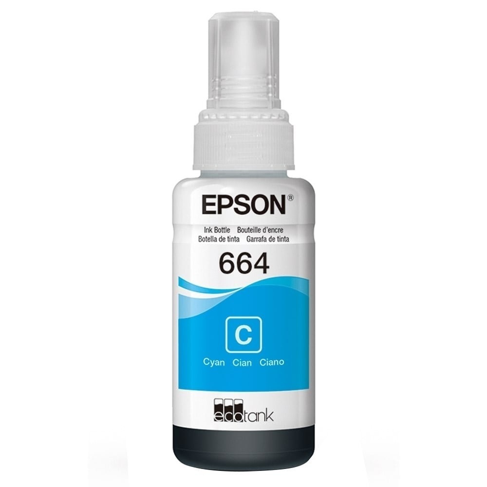 Tinta Epson EcoTank 664 Ciano: Original e de Alta Qualidade