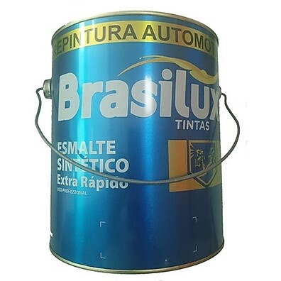 Tinta Esmalte Sintético Cinza Grafite 3,6L para Rodas - Brasilux