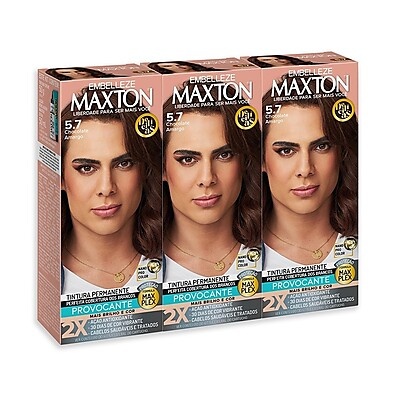 Tinta Maxton Delícias Chocolate Amargo 5.7: Kit 3!