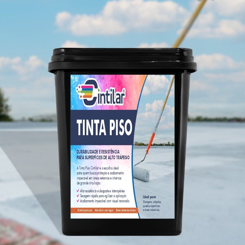 Tinta Piso Cintilar 18kg: Sem Cheiro, Antifungo e Durável!