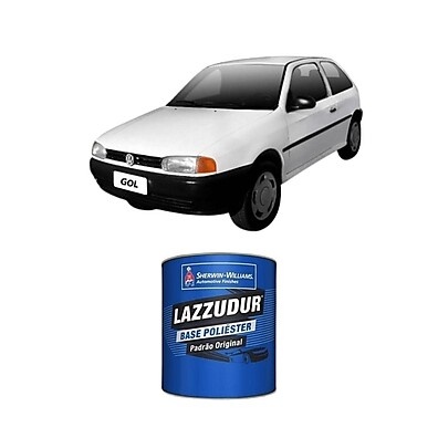 Tinta Poliéster Branco Geada Lazzudur: Qualidade VW