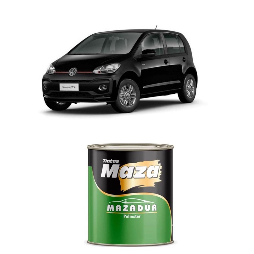 Tinta Poliéster Preta Ninja VW – 900ml Maza