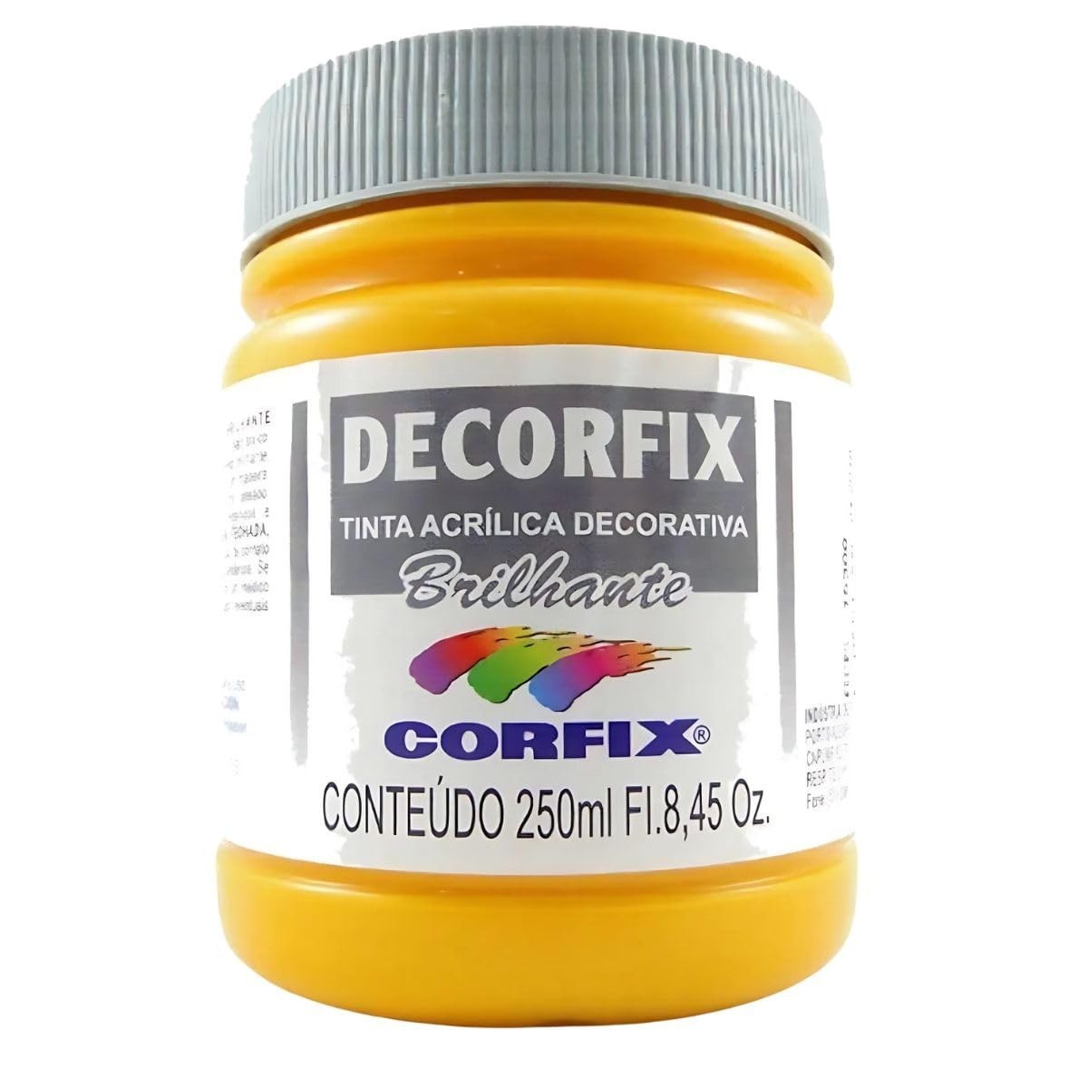 Tinta Acrílica Decorfix Branca 250ml - Acabamento Premium para Projetos Criativos