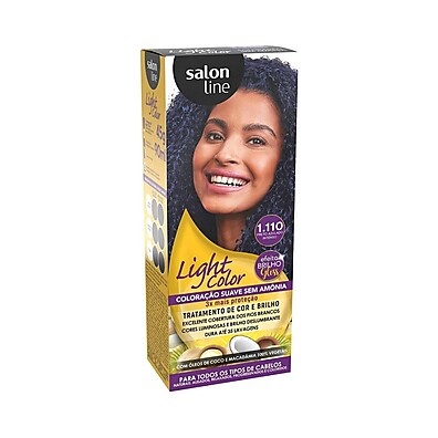 Tinta Preto Azulado Salon Line: Cor Intensa + Cuidado!