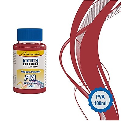 Tinta PVA Super Color Vermelho Batom: Arte Sem Limites!