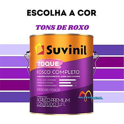 Tinta Roxa Suvinil Fosco 3,2L: Transforme sua Parede!
