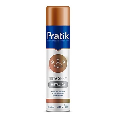 Tinta Spray Cobre Pratik: Dê um Toque Metalizado!