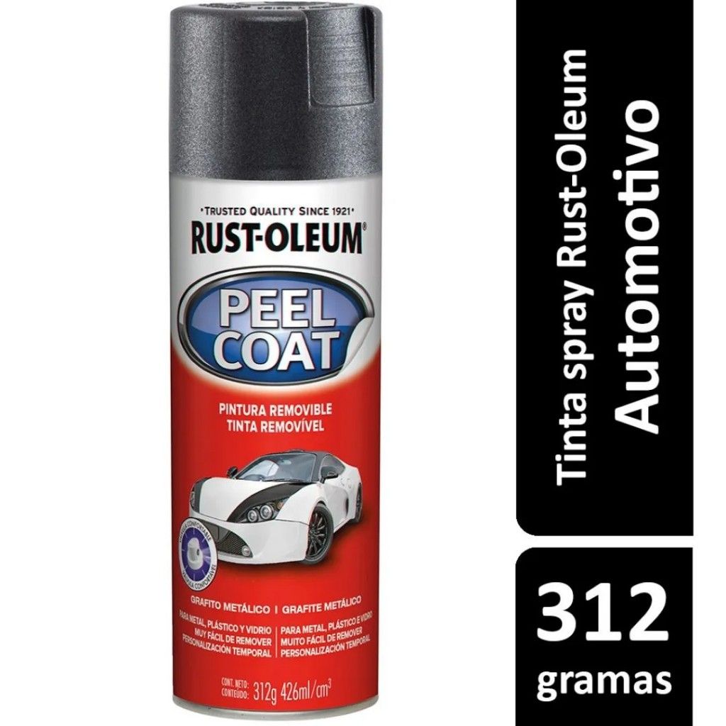 Tinta Spray Peel Coat Grafite: Personalize Seu Carro!