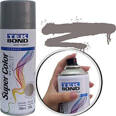 Tinta Spray Prata Metálico Tekbond: Transforme Qualquer Superfície com Elegância