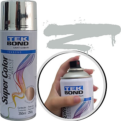 Tinta Spray Tekbond Cromado 350ml: Efeito Metal com 13 Cores