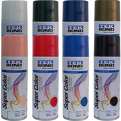 Tinta Spray Tekbond Super Color: Cores Vibrantes!