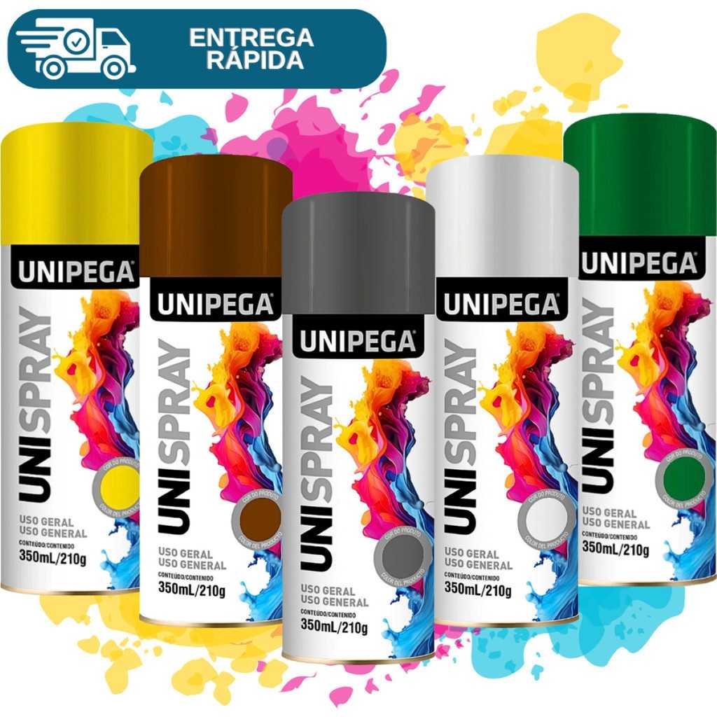 Tinta Spray Unipega: Cores Vibrantes e Durabilidade