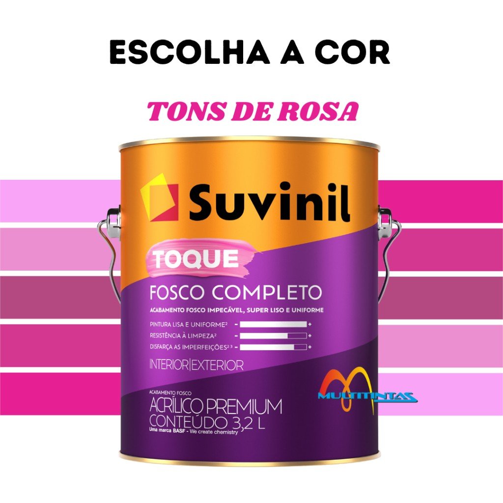 Tinta Suvinil Toque Fosco Rosa: Cobertura Impecável!