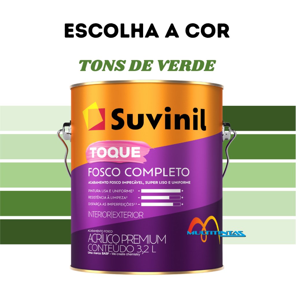 Tinta Verde Suvinil Fosco 3,2L: Transforme sua Parede!