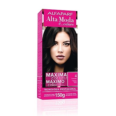 Tintura Alta Moda 4 Castanho: Cor Duradoura