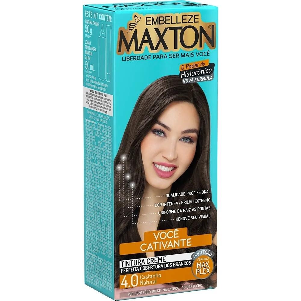 Tintura Castanho Natural Maxton 4.0: Revele Sua Beleza!
