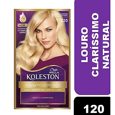 Tintura Koleston 120: Louro Claríssimo Natural sem Amônia