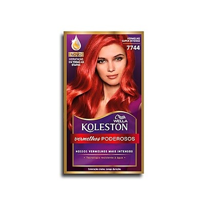 Tintura Koleston Vermelho Especial 77.44: Cor Intensa que Não Desbota