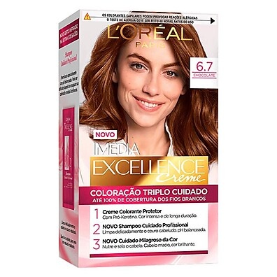 Tintura L'Oréal Imédia 6.7 Chocolate Puro