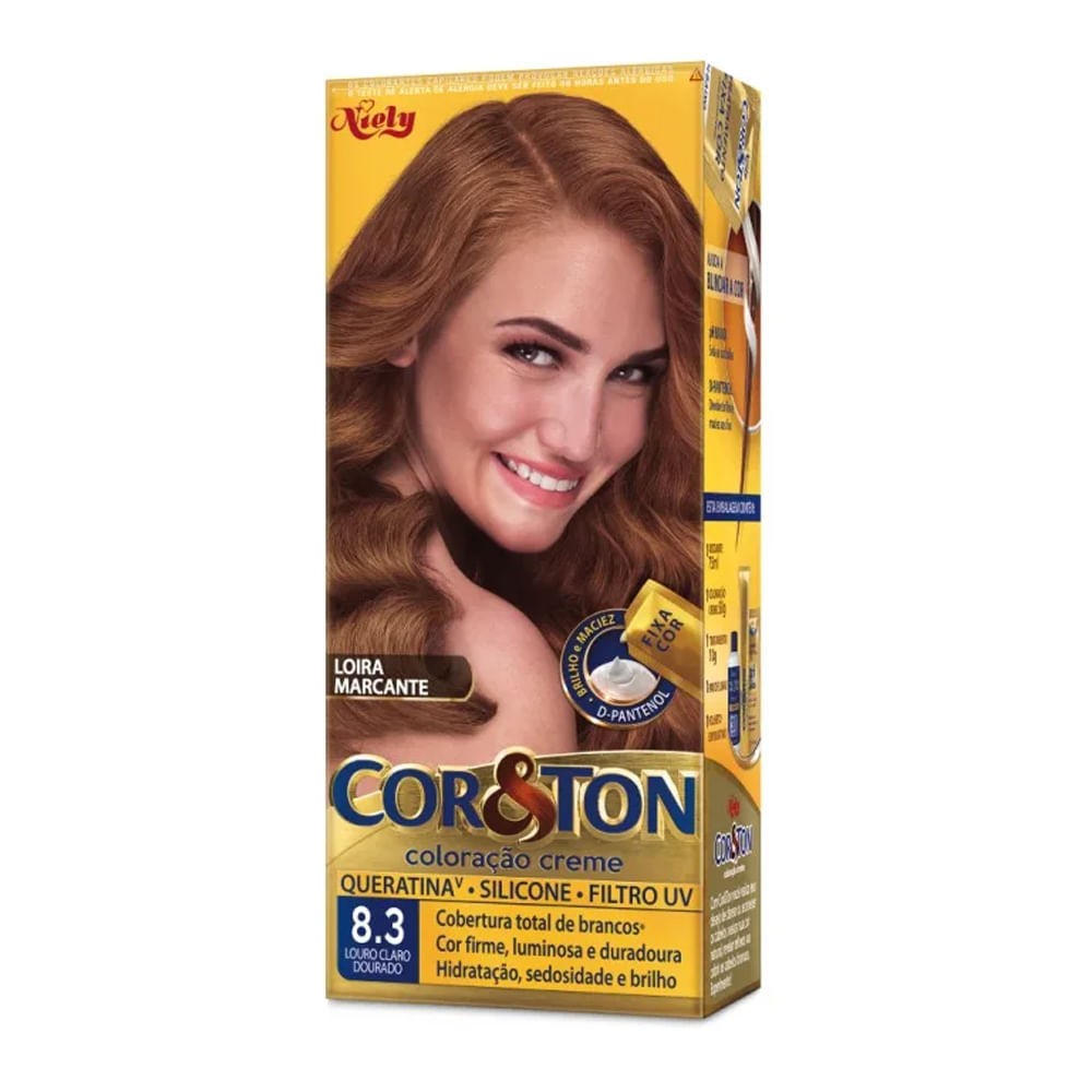Tintura Louro Claro Dourado 8.3: Cor Intensa + Cuidado!
