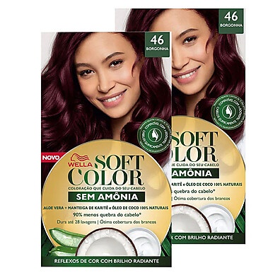 Tintura Soft Color Borgonha: Cabelos Radiantes!