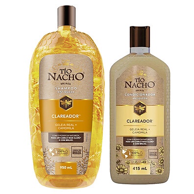 Tio Nacho Clareador: Shampoo + Condicionador Antiqueda
