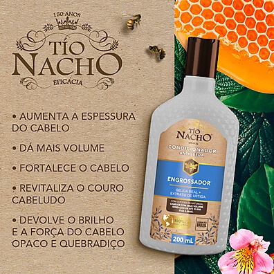 Tio Nacho Engrossador: Cabelos Mais Cheios!