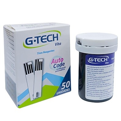 Tiras Glicose G-Tech Vita: Teste Fácil e Preciso