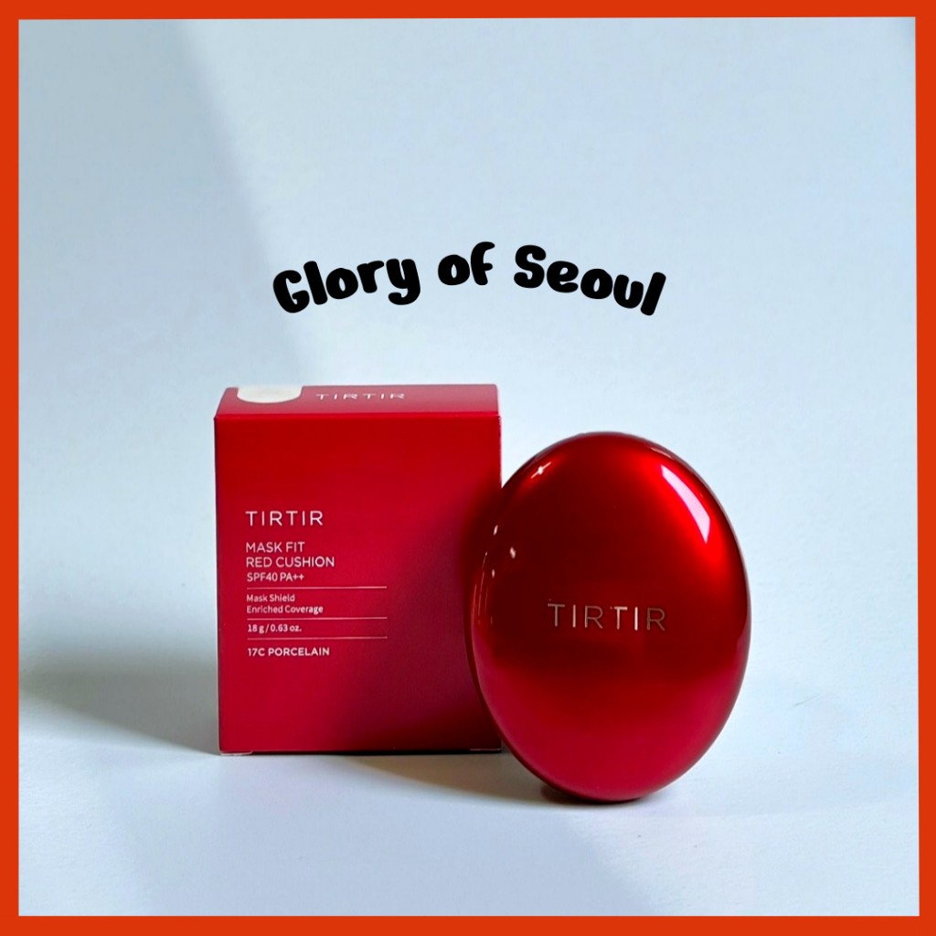 TIRTIR Red Cushion: Pele de Vidro 72h