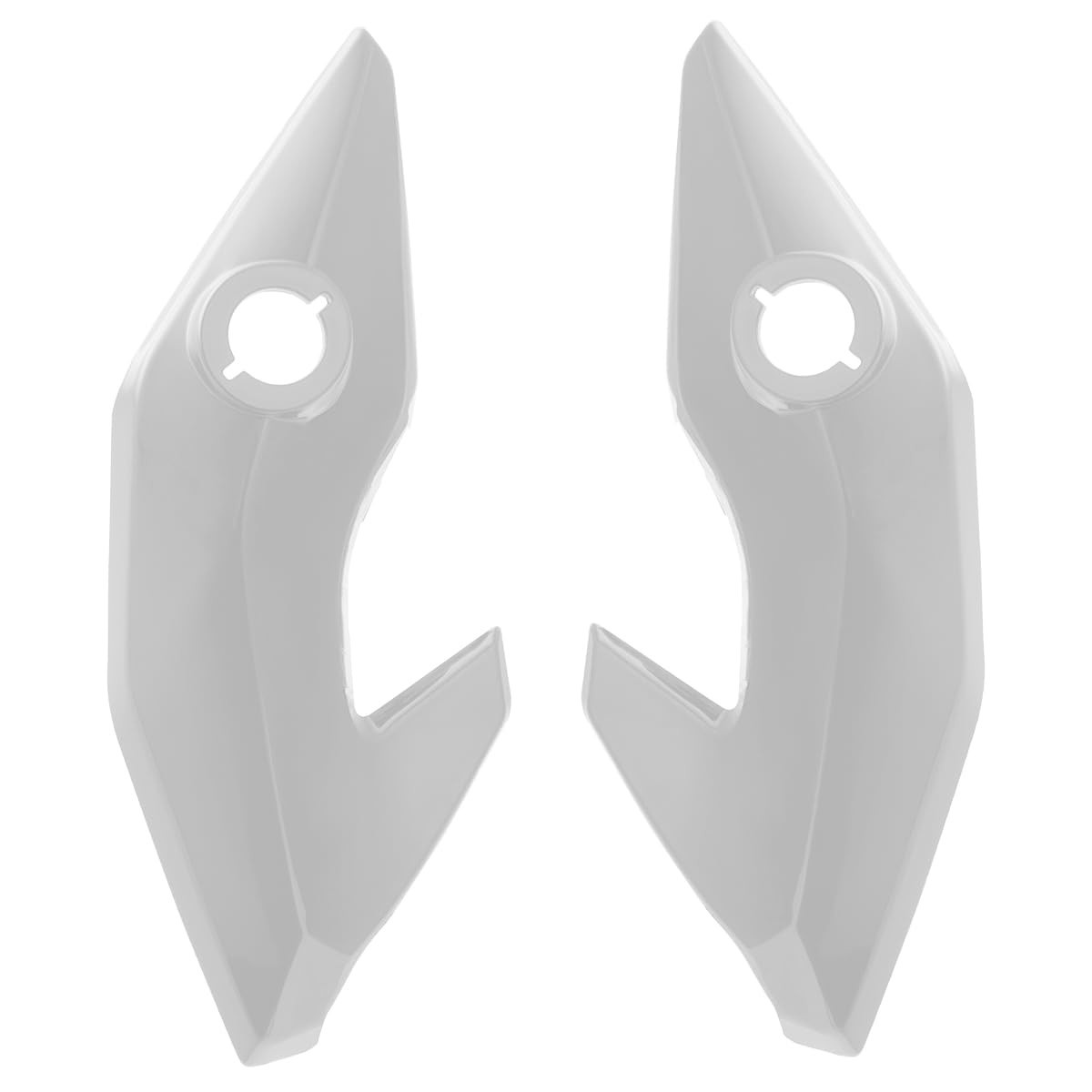 Carenagem Lateral Farol Pro Tork Titan 150 EX/ESD 2014 | Fan 125 2014/16 (Par) Branco Ross - Design e Proteção Original