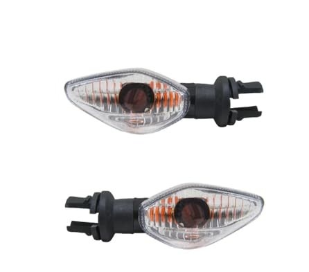 Par de Pisca Cristal Titan 150/160 e Twister - Completo com Lâmpada e Terminal Elétrico