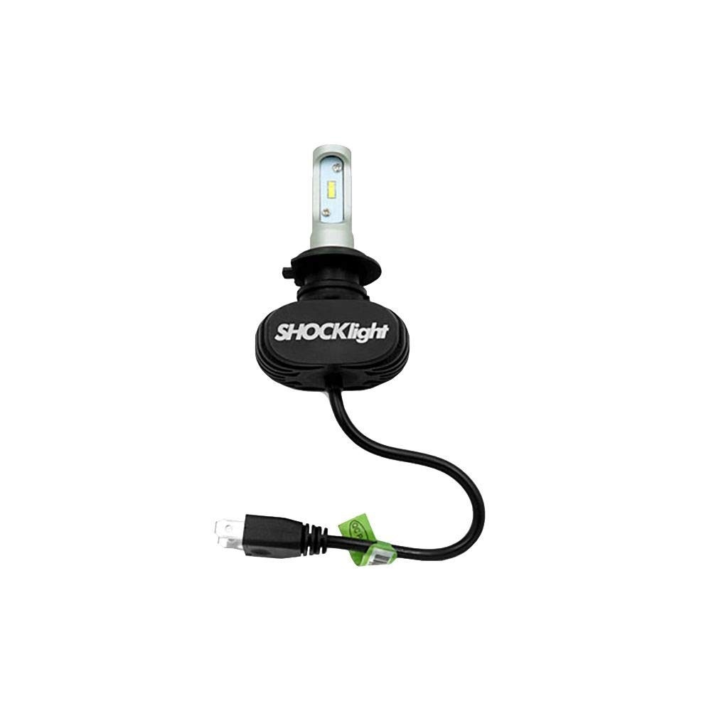Par Lâmpadas Ultraled Titanium H7 6000K 50W 5000LM Shocklight - Visibilidade Superior