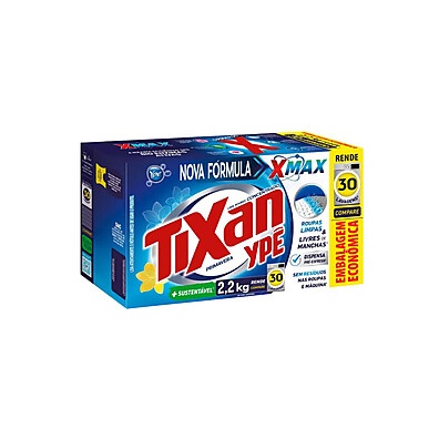 Tixan Ypê 2,2kg: Roupas Impecáveis e Perfumadas