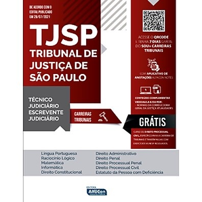 TJ SP 2021: Aprovacão para Escrivão e Técnico Judiciário