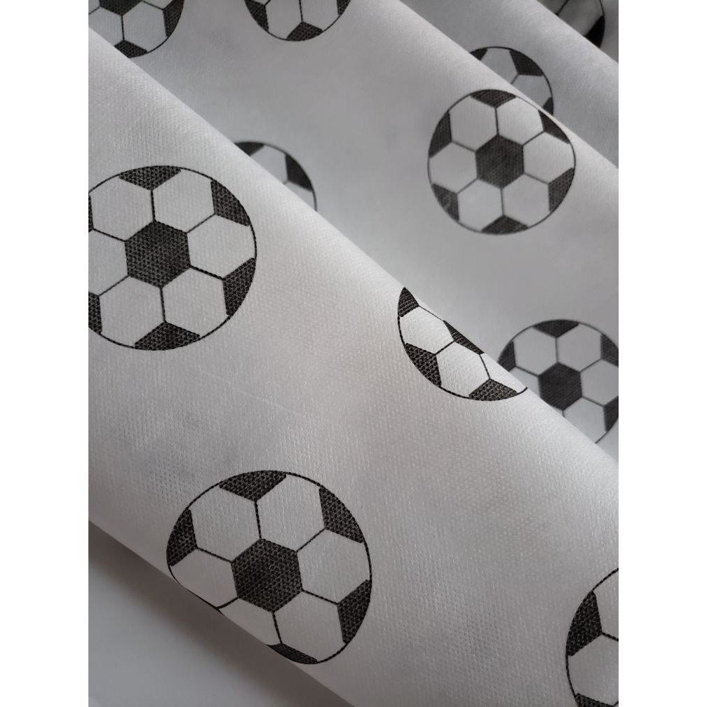 Toalha de Mesa TNT Estampada Bola de Futebol para Festas