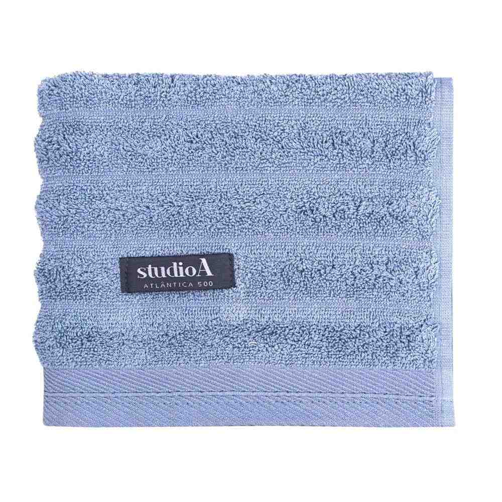 Toalha de Rosto Aura Azul: Conforto e Absorção