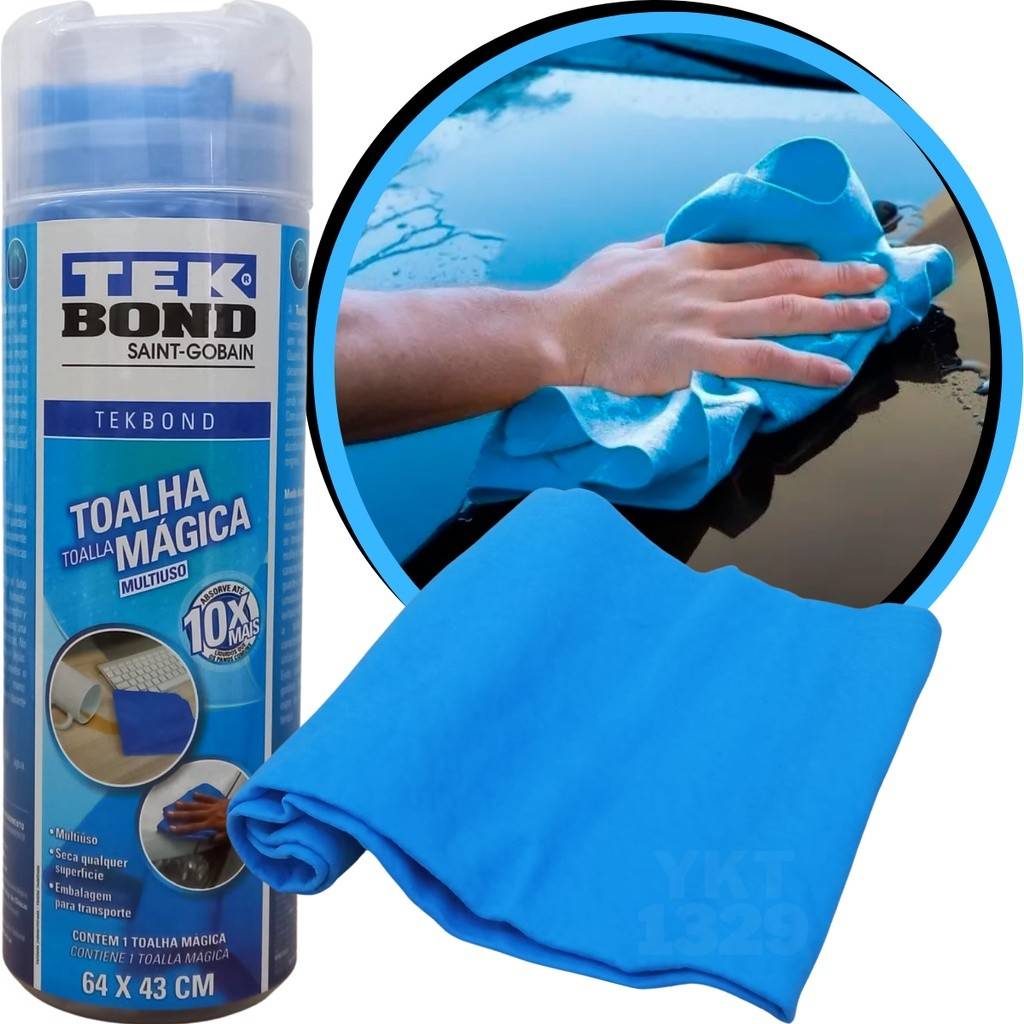 Toalha Mágica Tekbond: Absorção Incrível!