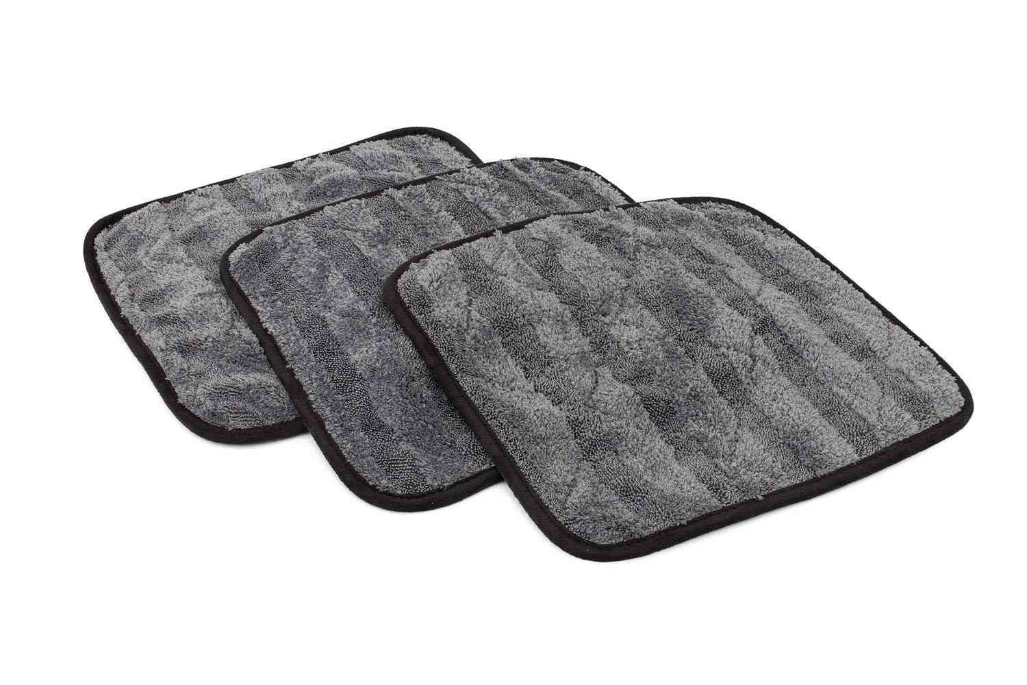 The Rag Company Gauntlet: Toalha de Microfibra Premium para Secagem de Carro - 900gsm, 30x30cm (3 Unidades)