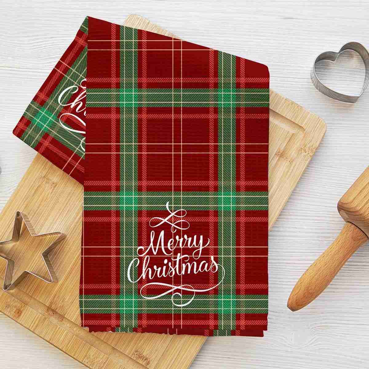 Toalhas de Cozinha Temáticas de Natal - Macias, Absorventes e Decorativas para Cozinha, Banheiro e Sala