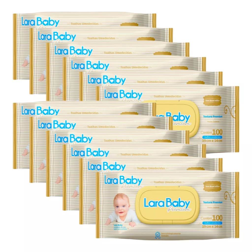 Toalhas Umedecidas Lara Baby Premium: Cuidado Suave para Seu Bebê