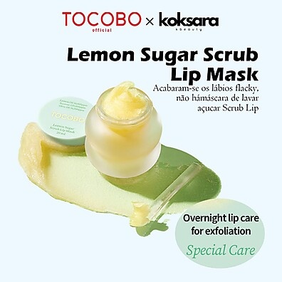 TOCOBO Lemon Sugar Scrub: Lábios Macios e Hidratados