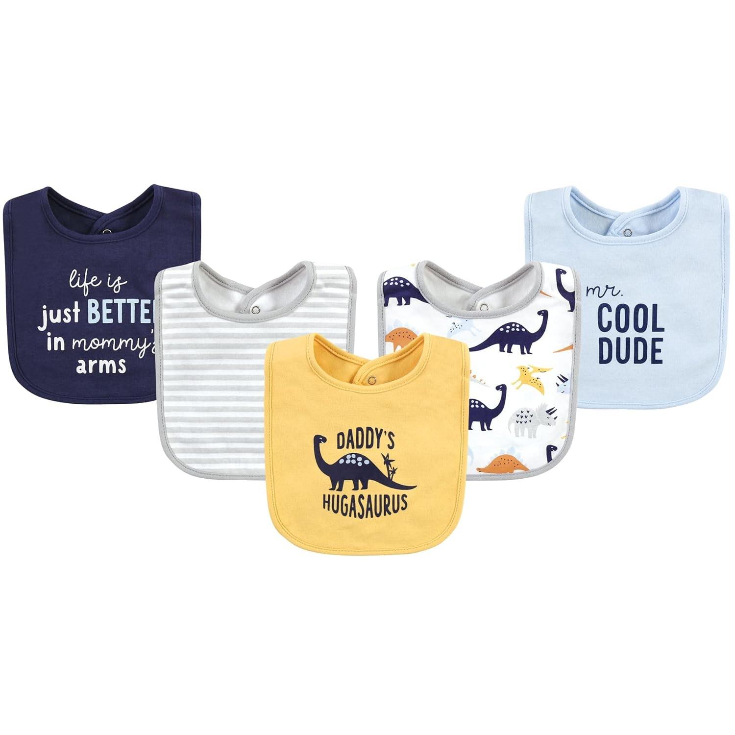 Babadores de Algodão Hugasaurus para Bebês - Conforto e Estilo em Toda Refeição