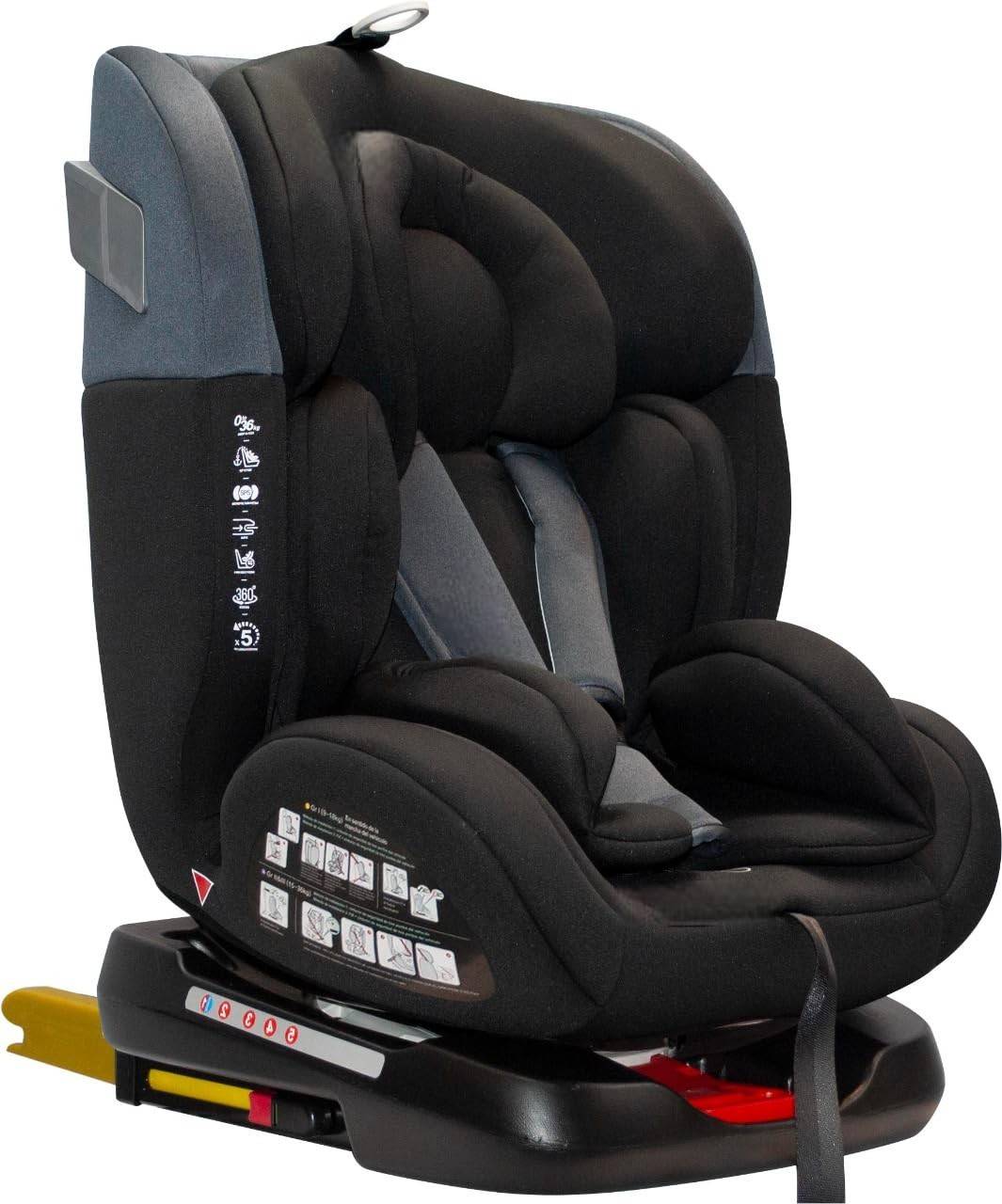Cadeira para Auto Prime 0-36kg Black: Segurança e Conforto para Todas as Fases do Seu Filho